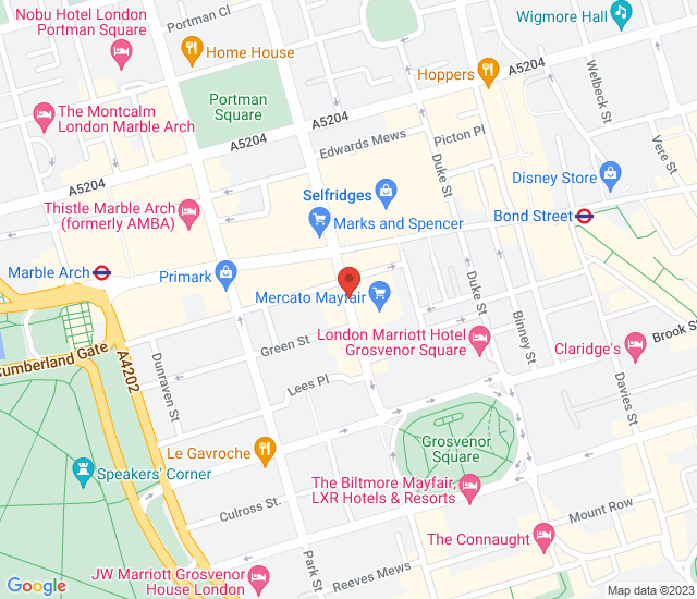 Mercato Mayfair map address