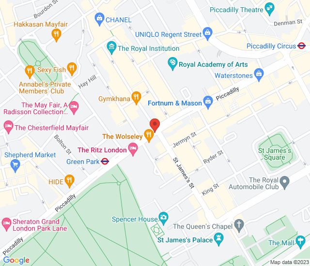 The Wolseley map address