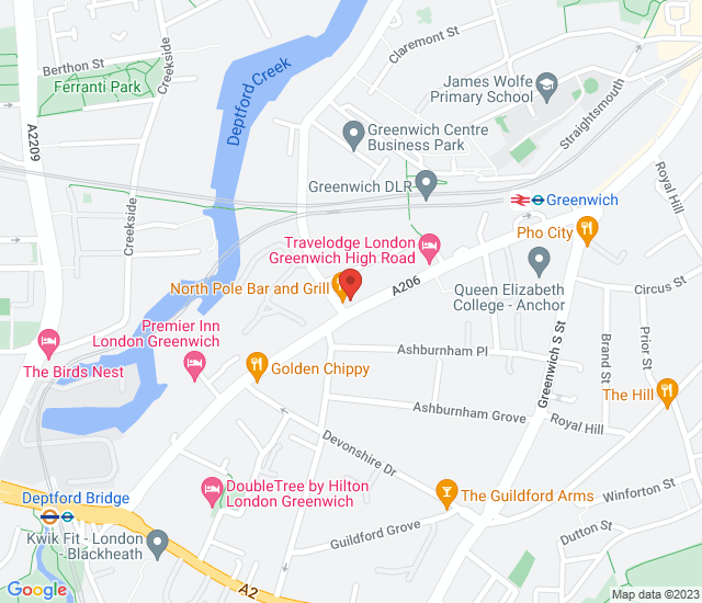 North Pole Bar and Restaurant map address
