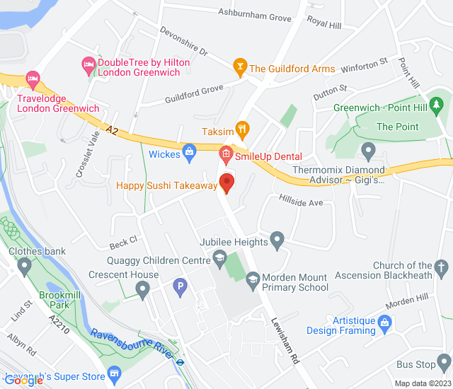 Happy Sushi map address