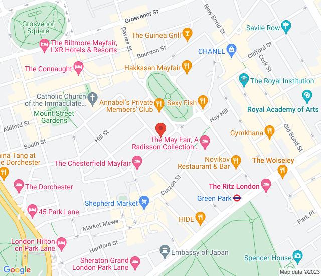 The Footman map address