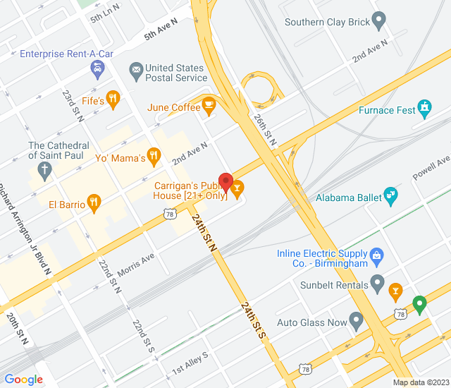 Carrigan's - Downtown map address