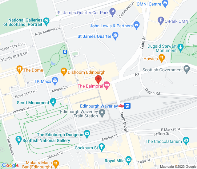The Cafe Royal map address